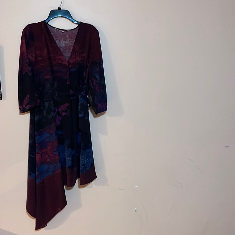 Rachel Rachel Roy A combination between navy blue wine red and black